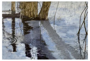 Izabela Kita, Immersed View, 2020, Acrylic on Canvas
