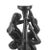 1970s 1970s Sculptural Vintage Art Deco–Style Figural Dancer Globe Table Lamp For Sale - Image 5 of 9