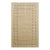 6x9 Jasmine Alluring Beige Solid Open Modern Handmade Wool Carpet Rug For Sale