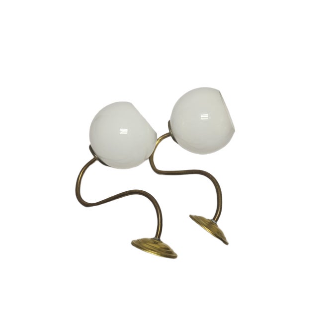 Metal Art Deco Sconces, Poland, 1950s, Set of 2 For Sale - Image 7 of 12