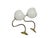 Metal Art Deco Sconces, Poland, 1950s, Set of 2 For Sale - Image 7 of 12