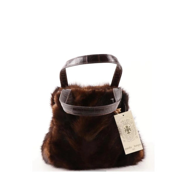 Chic and stylish real Mink Handbag for a Fashionista-all eyes on you! Refined authentic lush Mink Handbag, made in Italy...