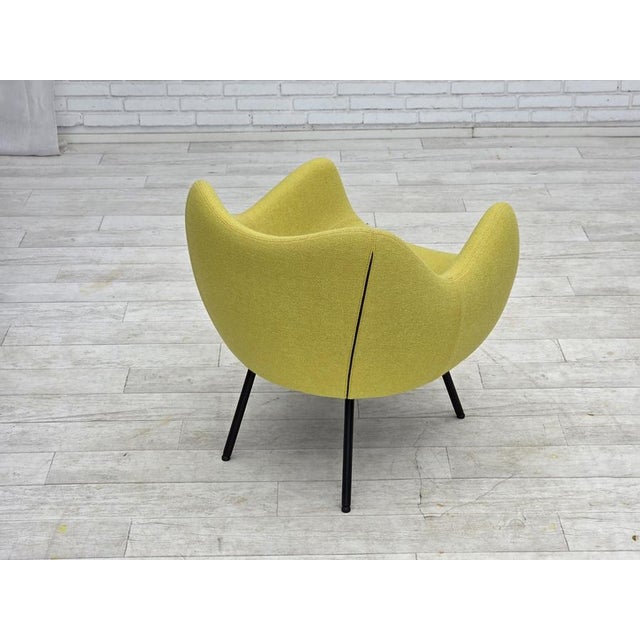Yellow RM58 Socialist Realism Armchair by Roman Modzelewski, 1960s For Sale - Image 8 of 18