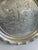 Metal Vintage Federal Silver Co. Hand-Wrought Aluminum Floral Tray For Sale - Image 7 of 12