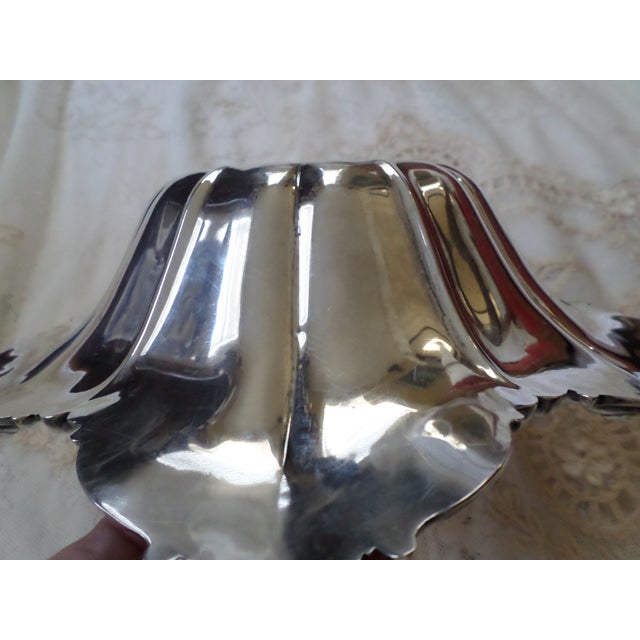 This is a Gorgeous! Antique Art Nouveau Brainard Silver Co. Sterling Ornate Bowl that is Approx. 3.5" tall x 11.5" wide...