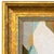 Various Artists Contemporary Warm Abstract Oil Painting in Vintage Gold Frame For Sale - Image 4 of 6