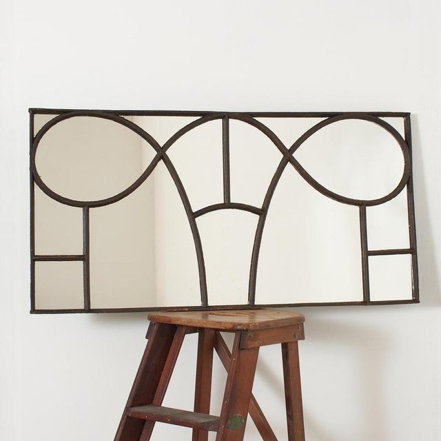 Antique Art Deco Window Mirror, 1920s For Sale - Image 6 of 6