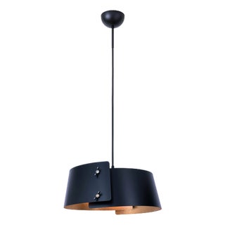 Glipa Flush Mount in Black Brass by Jesper Ståhl for Konsthantverk For Sale