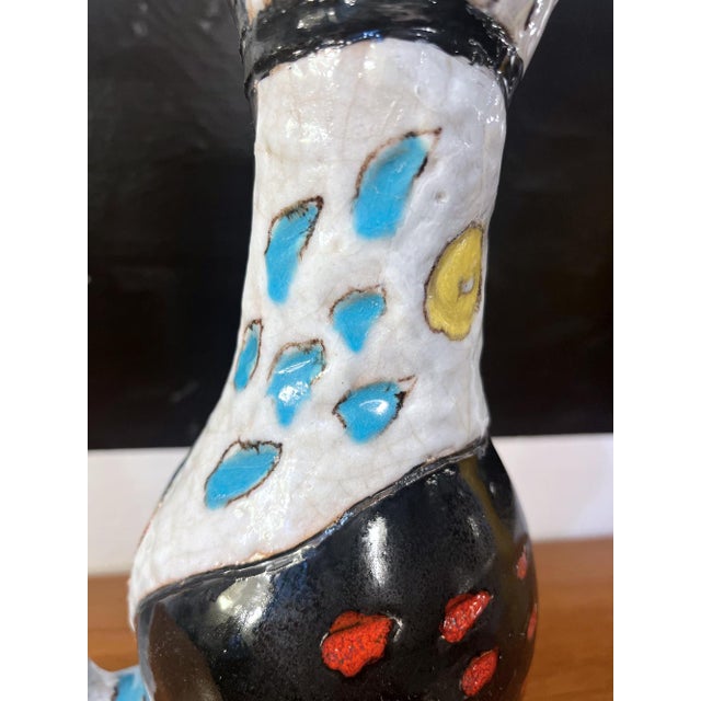 Ceramic Vintage Ceramic Vase by Eugenio Pattarino, 1950s For Sale - Image 7 of 12
