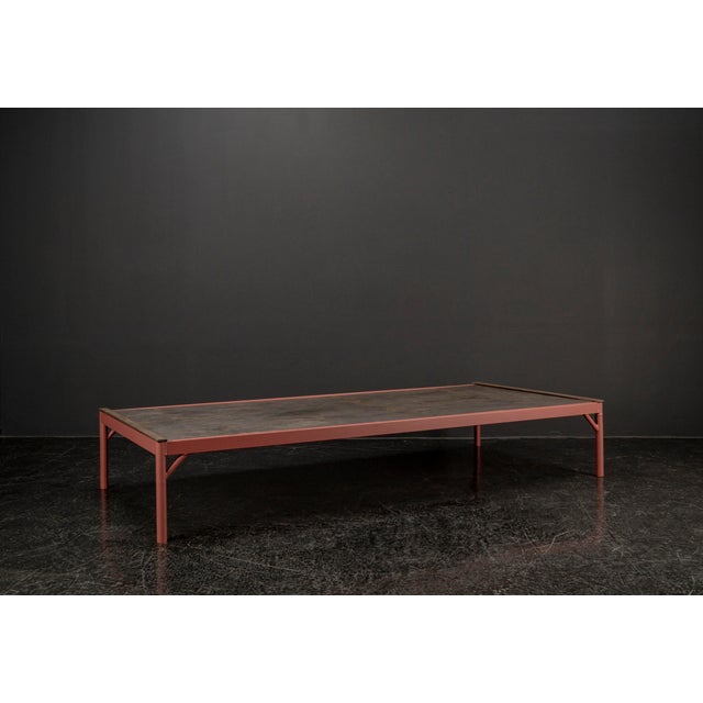 1960s Steel and Wood Daybed or Low Table, 1960s For Sale - Image 5 of 17