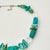1990s Vintage Southwestern Navajo Barse Sterling, Faux Turquoise Nugget & Lucite Beaded Necklace - 16” For Sale - Image 10 of 13