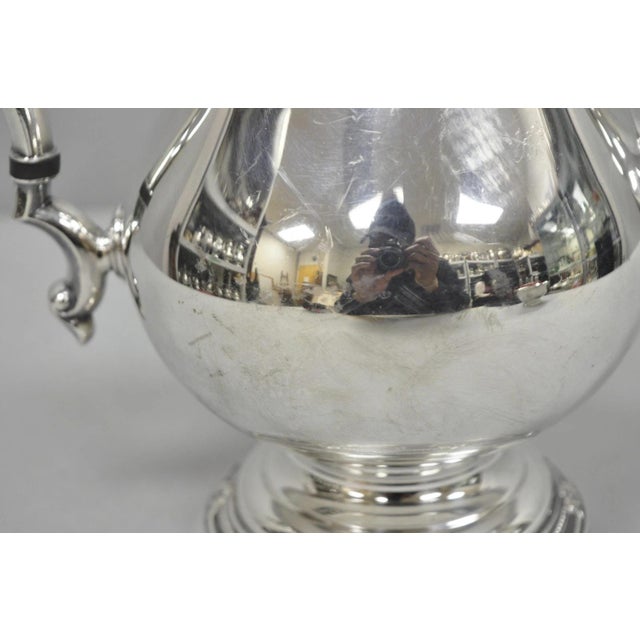 Vintage Rogers Bros. "Remembrance" Silver Plated Victorian Coffee Pot Teapot For Sale - Image 12 of 14