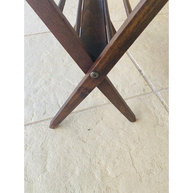 Mid-Century Folding Magazine Rack attributed to Cees Braakman, 1960s For Sale - Image 17 of 18
