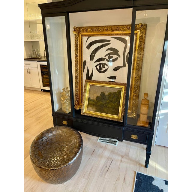 Fabulous Mid Century stool in a textured bronze finish, two available. Listing price is for one stool. They are functional...