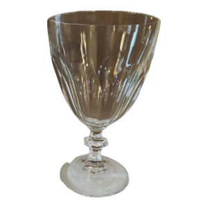1980s French Cristal d'Arques Durand Rambouillet Crystal 5 ½” Water/Wine Goblet