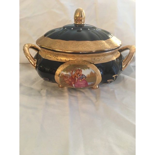 Persian Antique Persian Porcelain Set of 8 For Sale - Image 3 of 13