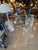 Transparent Charles Hollis Jones Vintage Lucite Lattice Glass Top Peg Game or Dining Table For Sale - Image 8 of 11