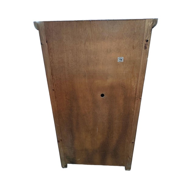 1980s Rustic Solid Pine Storage Armoire With Wrought Iron Accents, Mexico For Sale - Image 13 of 13