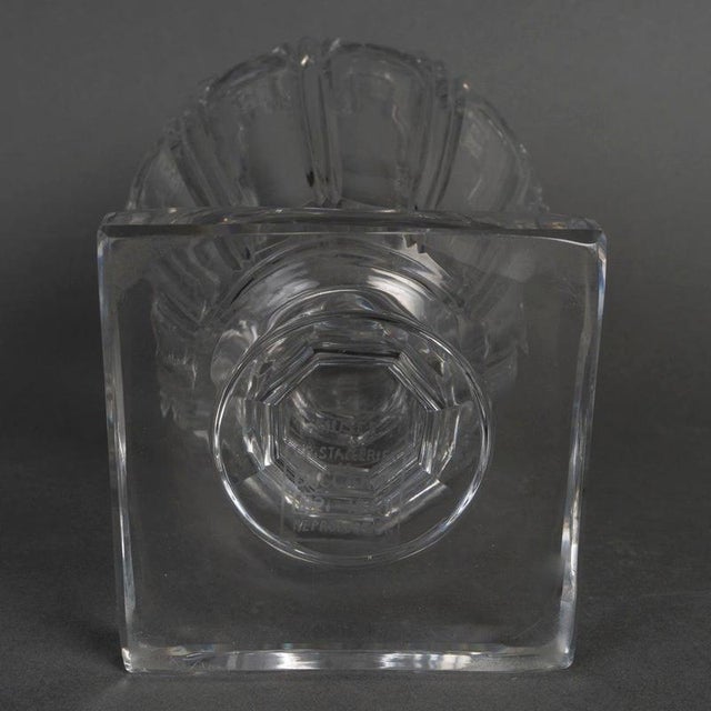 Antique Crystal Vase by Baccarat, 1900s For Sale - Image 8 of 10