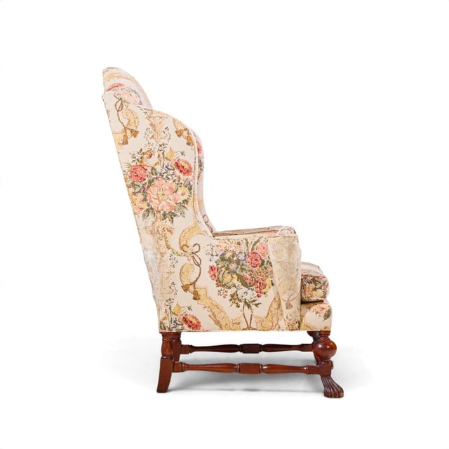 Baker Stately Homes Collection Mahogany Winged Throne Chairs - Pair For Sale - Image 11 of 13