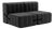 Curt Modular Set - Flexible 2-Seater - Dama - 0004 (Dark Grey) by Ambivalenz, Set of 4 For Sale