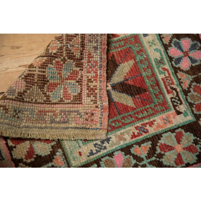 Vintage Distressed Oushak Square Rug Mat - 1'7" x 1'8" For Sale In New York - Image 6 of 7