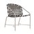 Brown Jordan Kantan Aluminum Vinyl Arm Chair, Dove frame with Coffee fabric For Sale - Image 12 of 12