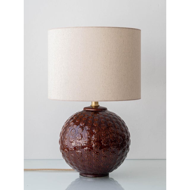 Large Ceramic Ball Table Lamp, Spain, 1960s For Sale - Image 15 of 15