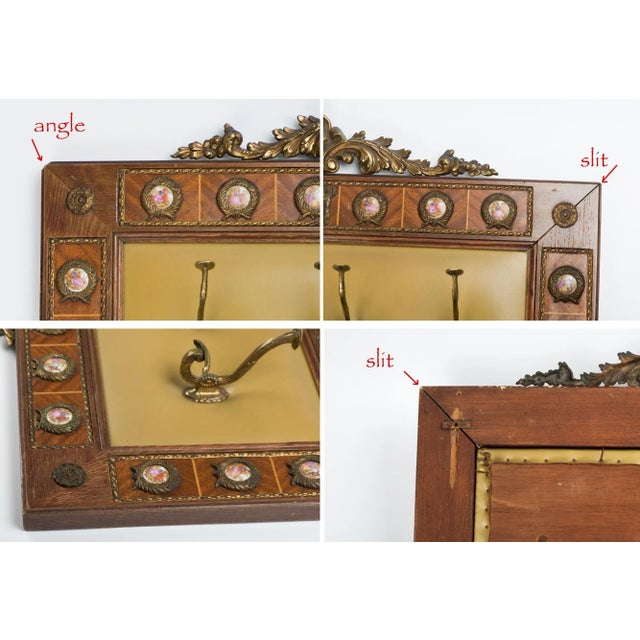 Brass Vintage 1950s Spanish Brass Wood Coat Rack Stand For Sale - Image 8 of 10