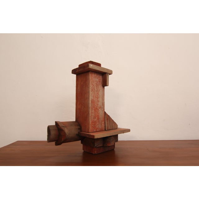 Early 20th Century Wooden Casting Pattern Object with Original Patina For Sale - Image 12 of 16
