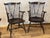 Gorgeous Set 6 1940s Pennsylvania Farmhouse Fiddleback Windsor Dining Chairs Elm For Sale - Image 4 of 7