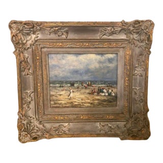 Impressionistic Oil on Canvas Painting, Framed For Sale