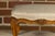 19th Century French Louis XV Style Walnut Footstool with Custom Linen Upholstery For Sale - Image 11 of 12