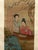 Late 20th Century Vintage Chinese Art Scroll Painting Landscape Garden With People Design For Sale - Image 5 of 8