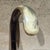 Antique Walking Cane Featuring Shaped Horn Handle Stacked Horn Shaft For Sale - Image 10 of 13