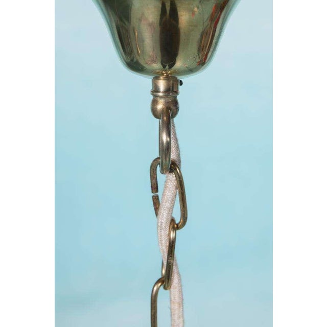 Vintage Amber Murano Hanging Lamp For Sale - Image 10 of 15