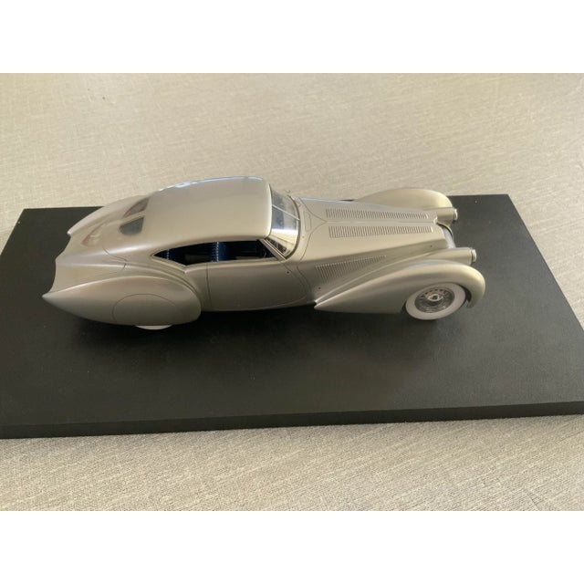 Silver 1937 Delage D8-120 S Aerodynamic Coupe Silver by Pourtout Pebble Beach 2005 Winner Lastone For Sale - Image 8 of 12