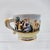 Capodimonte Mid 20th Century Italian Rococo Revival R. Capodimonte Porcelain Demitasse Tea Set of 5 - 10 pcs For Sale - Image 4 of 9