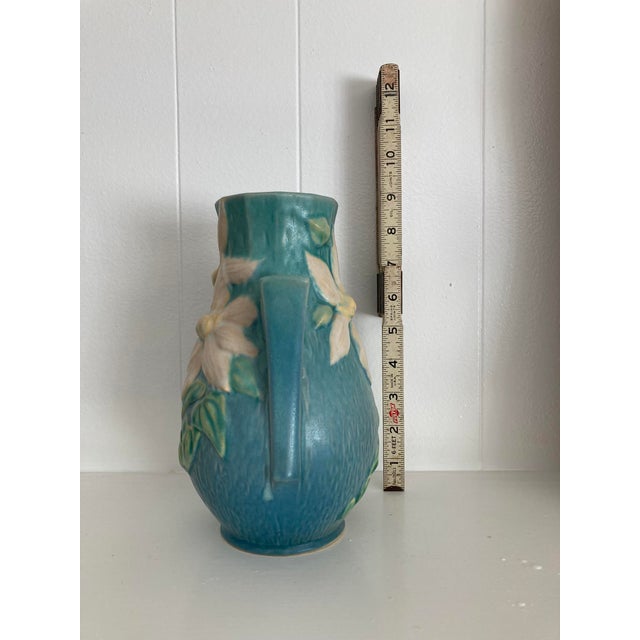Transitional Vintage Roseville Pottery Clematis For Sale - Image 3 of 9