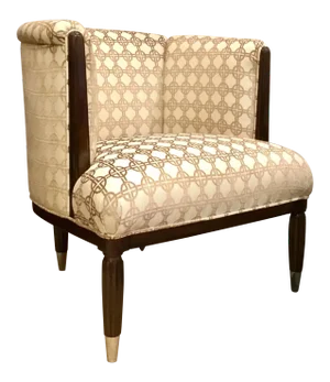 Art Deco Style Caracole Strike a Pose Lounge Chair