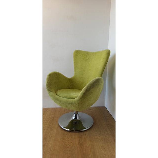 Bucket Seat in Chrome and Green, 1990s For Sale - Image 14 of 18