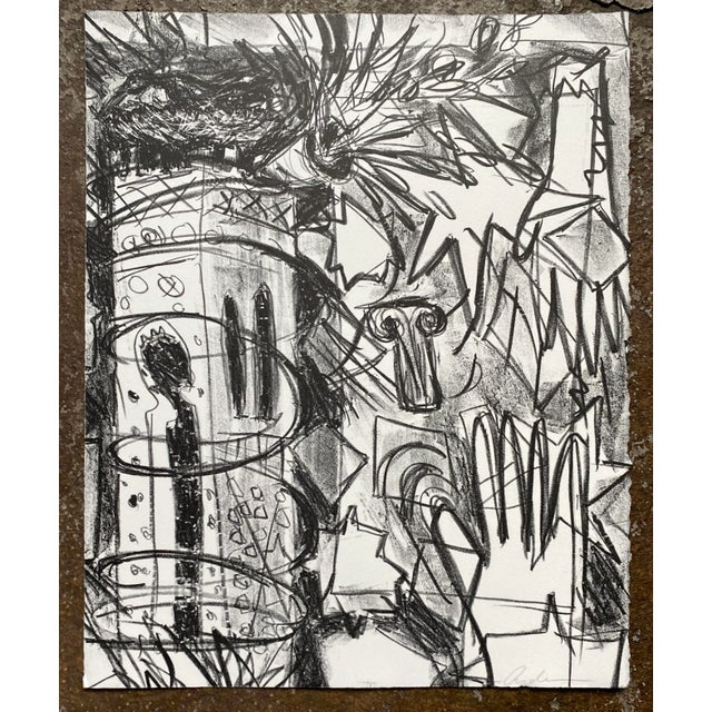 1980s Adrienne Anderson Modern Lithographs -Set of 4 For Sale - Image 5 of 6