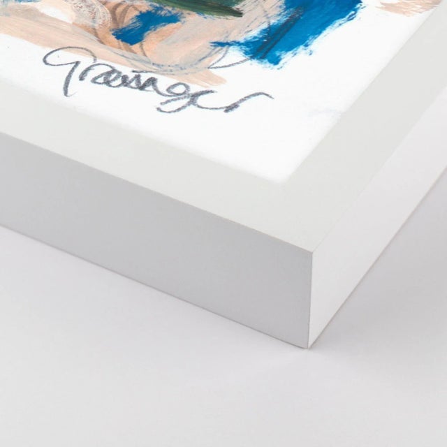 DESCRIPTION: Trusting by Lesley Grainger in White Frame, Medium Art Print SPECIFICATIONS: Type: Framed Paper. Framed Size...