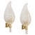 Murano Glass Wall Sconces attributed to Barovier & Toso, Italy, 1970s, Set of 2 For Sale - Image 10 of 10