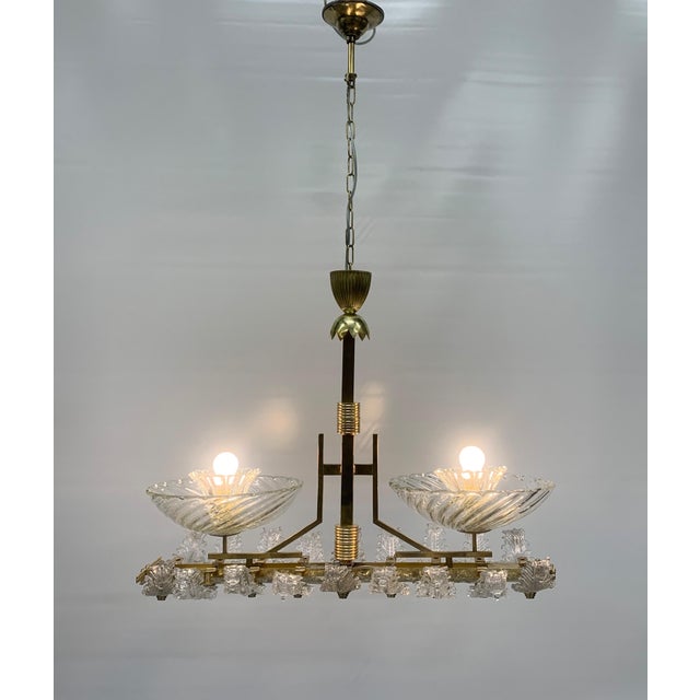 Pendant Chandelier from Seguso, 1950 For Sale - Image 11 of 11