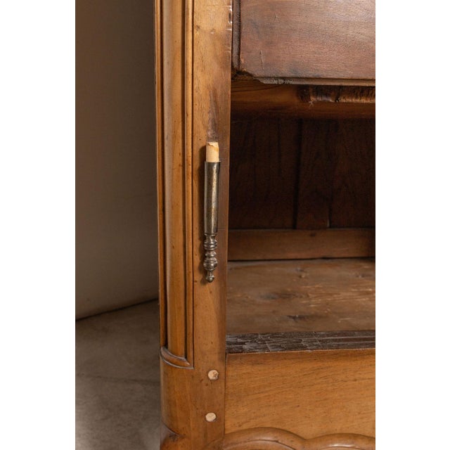 Antique French Provencal Walnut Marriage Armoire, Circa 1800 For Sale - Image 17 of 18