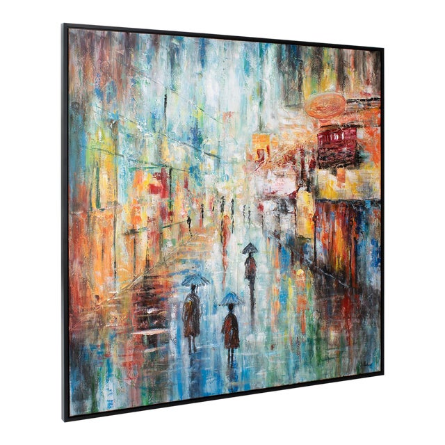 The Rain Soaked Frenchman Painting For Sale