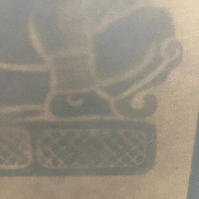 1960s Mayan Revival Art Poster For Sale - Image 4 of 10