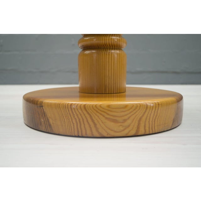 French Vintage Pine Stool, 1960s For Sale - Image 10 of 14