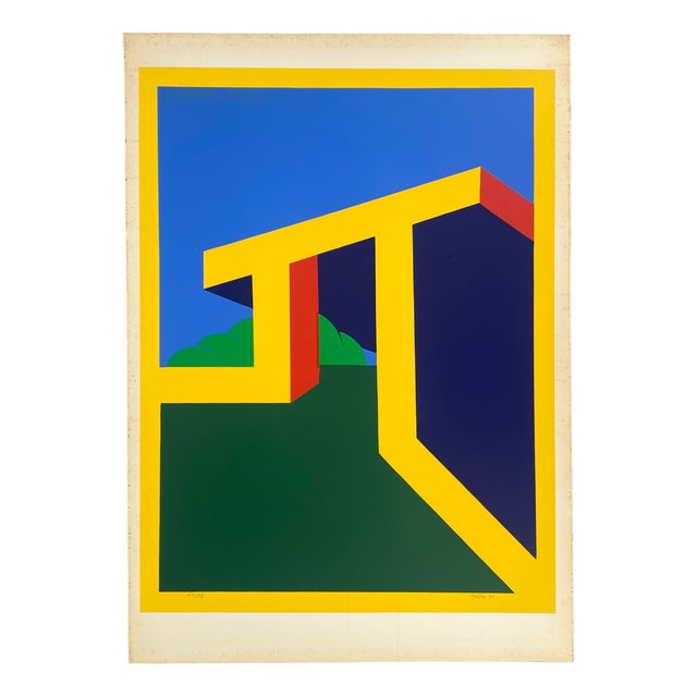 Peter Foeller, Composition, 1971, Silkscreen For Sale